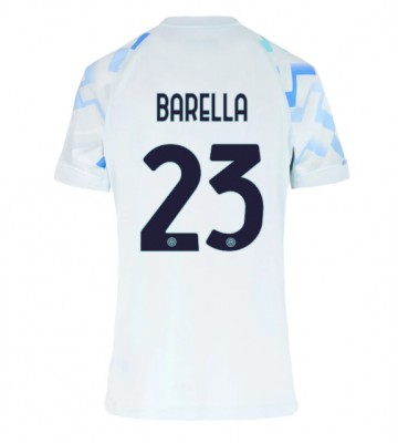 Inter Milan Nicolo Barella #23 Seconda Maglia Femmina 2025-26 Manica Corta